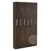 Gabinete para tacos de billar, mostrador de almacenamiento de tacos para miembros, gabinete de almacenamiento para sala de billar, gabinete de exhibición de almacenamiento de seis puertas con cerradura de contraseña