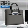 Bolso de Mano Cartera de Moda para Hombre Bolsa para Portátil de 15 pulgadas Bolsa para Documentos de Negocios con Logo Impreso Bolso para Hombre