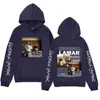 Sudadera con capucha gráfica Kendrick Lamar de ajuste holgado para comercio exterior 2024 Nuevo Álbum Musical Mr Morale