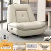Sillón sofá individual, sofá cápsula espacial, sofá reclinable eléctrico giratorio para sala de estar, mecedora multifuncional de cuero WY