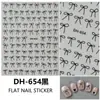 Redanco Novo Estilo 3Dins Série Popular de Desenho Animado Adesivos para Unhas Decalques Adesivos para Unhas Atacado Dh-654