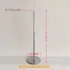 Base de Modelo con Fondo Grueso, Bordes Curvos, Placas Cuadradas Doradas y Plateadas, Discos Redondos, Accesorios para Soporte de Exhibición de Maniquí de Medio Cuerpo Masculino y Femenino, Barras