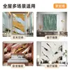 Pegatinas de Azulejo con Estampado de Foil Láser para Decoración de Pared de Fondo de Sala de Estar y Dormitorio, Pegatinas de Mármol, Papel Tapiz Impermeable y a Prueba de Humedad Autoadhesivo