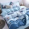 Conjunto de Quatro Peças Coroa Capa de Edredom Kit de Roupa de Cama Coração de Menina Roupa de Cama para Dormitório Conjunto de Três Peças Roupa de Cama para Estudante Solteiro