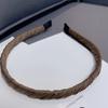 Diadema de tela plisada para prensar el cabello, estilo nuevo, a la moda, combina con todo, de alta gama, para verano, estilo retro francés, elegante, estilo coreano.