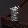Colgante de joyería vintage de plata 990 al por mayor moda plata tailandesa seis palabras mantras caja abierta Gabu colgante para hombres y mujeres