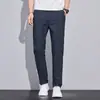 Ropa para Hombre Xintang Dropshipping 2026 Primavera/Verano Nueva Tela Elástica en Cuatro Direcciones de Seda de Hielo Pantalones Casuales para Hombre Pantalones Finos de Pierna Recta
