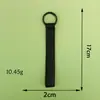 Botella de Agua tipo Cubo Color Sólido Liso Versión Coreana con Correa para Mochila de Estudiante Nombre DIY Pegatina de Tela Llavero para Teléfono