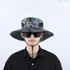 Chapéu de Sol para Homens, Chapéu de Pesca de Verão, Chapéu de Sol para Caminhada ao Ar Livre com Aba Larga, Chapéu de Proteção Solar Masculino, Chapéu de Pescador Leve