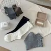 Meias de renda com bolinhas para mulheres, meias de cano médio, meias de algodão com bolinhas pequenas, meias pontilhadas de outono e inverno para combinar com sapatos de couro pequenos, meias femininas
