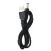 Fabricante produz cabos de carregamento 1m preto garfo 5521 cabo de carregamento com furo redondo 5.5*2.1 para balanças eletrônicas