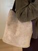 Bolsa Saco Fashionável Estilo Coreano para o Dia a Dia de Mulheres Nova Coleção Outono 2025 Elegante Bolsa de Ombro Estilosa Grande Capacidade