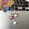 Combinación variada de estrellas gatito círculo llavero colgante de bolso pareja novias sorpresa llavero regalo de cumpleaños