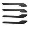 Adecuado para el nuevo Model Y de Tesla, calcomanía decorativa resistente a los arañazos con patrón de fibra de carbono para manija exterior de puerta, modificación
