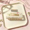 Clip de Pinza de Garra Cuadros Florales Dulces Primavera/Verano Lazo Lindo para Recogido en la Parte Trasera de la Cabeza Clip de Tiburón Clip para Cola de Caballo de Vacaciones Accesorios para el Cabello