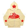 Sudadera con capucha de moda 2025 Nueva Sudadera con capucha Cruzada Estampada Tesoro Nacional Cardigan con cremallera Camisa estampada Venta directa al extranjero