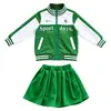 Fantasias de cheerleading infantis, trajes para a cerimônia de abertura do dia esportivo do ensino fundamental, uniformes de classe do jardim de infância e trajes para apresentações em grupo