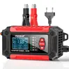 Cargador de coche y motocicleta FOXSUR 12V de plomo-ácido AGM litio-ferrofosfato detección de batería multifunción
