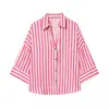¡Solo de comercio exterior! Nueva moda de primavera, manga larga, diseño holgado casual, top de camisa de nicho 2340939