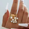 Joyería Europea y Americana Moda Personalizada Colgante de Turquesa Anillo de Piedra Preciosa Diseño Colgante Anillo Anillo Venta al por Mayor