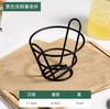 Cesta Criativa para Batatas Fritas Cesta para Lanches de Asas de Frango Loja de Noite de Pub Prato de Lanche Restaurante Ocidental Cesta de Lanche de Ferro