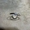 Anillo de ópalo natural, montura de plata 925, anillo de ópalo, anillo de estilo europeo y americano vintage