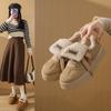 Zapatos Maillard de invierno 2024 con forro polar, nuevos coreanos ins, para estudiantes, cálidos y de caña alta, zapatos deportivos de calle G8881