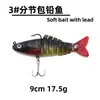 Pacote com Seção Dividida Chumbo Peixe Macio Atacado Pacote Transfronteiriço Chumbo Isca Macia Pesca de Barco Pesca em Mar Isca Equipamento de Pesca Fabricante Isca de Chumbo com Múltiplas Seções