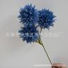 Casamento Crisântemo de Chama de 3 Cabeças Flor Artificial Flor de Germânio Arranjo de Corredor de Casamento Flor Dragão de Fogo Decorativa Crisântemo de Garra Grande Flor Artificial Arte
