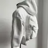 Sudadera con capucha estilo mochila estilo americano para hombre, nuevo diseño otoño e invierno 2026, top deportivo informal holgado tipo jersey