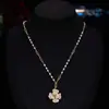 Brilhante Exquisito Zircônia Camélia Brincos Colar Conjunto de Joias Acessórios de Vestuário Elegante Pequena Flor Perfumada Brincos