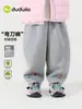 Pantalones infantiles Dudu para otoño, pantalones curvados para niños, ropa deportiva de otoño, pantalones largos para niñas, pantalones casuales para niños, ropa infantil de moda