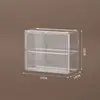 Soporte de Exhibición de Almacenamiento de Cajas Ciegas Acrílico Transparente a Prueba de Polvo Gabinete de Almacenamiento de Figuras Labubu Bubble Mart Caja de Exhibición