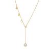 Collar de plata S925 Dongdaemun de Corea del Sur para mujer, simple y temperamental, retráctil, con pedrería, cadena para clavícula, collar en el viento frío