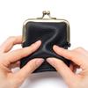 Nuevo Mini Compacto Monedero Japonés para Mujer Moda Europea y Americana Bolsa de Almacenamiento para Monedas Bolsa para Tarjetas Portátil Bolsa con Pinza para Labial