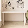 Placa de Mesa de Escritório Super Grossa Ecológica 2,5CM Mesa Branca Grande Estilo Ins Mesa de Escrita Mesa de Estudo Retangular Simples