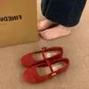 Retro 2026 Primavera e Outono Novo Estilo Ballet de Fada Francesa de Nicho Sapatilhas Mary Jane Rasas de Bico Redondo para Mulheres
