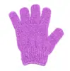 Nuevos guantes de baño de cinco dedos de comercio exterior, artefacto para el hogar, engrosados, amigables con la piel, exfoliantes, toalla de baño de nylon