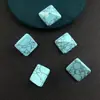 Tesoro de Piedra cristal rosa azul dorado piedra desnuda pirámide simple moda collar colgante gemas artesanías joyería DIY