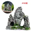 Suprimentos para animais de estimação de escalada ornamentos de resina acessórios para paisagismo de aquário rochas artificiais de resina decoração de aquário acessórios para micro paisagismo
