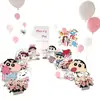 Decoración de Propuesta Sorpresa para el Día de San Valentín Globos Escena de Ceremonia en Interiores Shin-chan Arreglo Tablero KT Personalizado