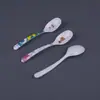 7033 cuchara de melamina con dibujos animados para niños, para comer, linda cuchara pequeña, vajilla infantil, suministro de un yuan