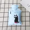 Bolsa de Água Quente Espessa de Inverno com Desenho, Aquecedor de Mãos Fofo Feminino, Aquecedor de Mãos Portátil com Água para Estudantes, Atacado
