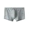 Roupa Íntima Masculina de Algodão, Cueca Boxer Antibacteriana, Fina para o Verão, Respirável e Confortável, Boxer Juvenil Esportivo