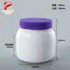 Bote Personalizado de Boca Ancha para Leche en Polvo de 500g, Recipiente de Plástico para Proteína en Polvo de Alimentos de 750ml, Tarro de Boca Ancha para Polvos de 1000ml