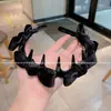 Peine para el Cabello de Terciopelo con Lazo Alto Estilo Coreano y Japonés, Elegante Diadema Elástica de Lazo Alto que Hace que la Cara Parezca Más Pequeña, Nuevo Accesorio para el Cabello