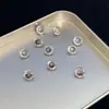 Nuevo producto transfronterizo: Zircón de corte araña chapado en color degradado, piedra suelta de 6 mm para joyería DIY, arte de uñas y pendientes
