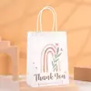Sacola de Presente para o Dia das Crianças Saco de Papel Kraft Desenho Animado Sacola para Levar Sacola de Embalagem para Presente de Festa Bolsa de Mão