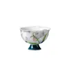 Taza Maestro de Cerámica con Boca de Flor de Lirio del Valle Pintada a Mano, Taza de Té de Cerámica Hecha a Mano para Mujeres, Juego de Té