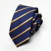 Gravata 6cm vestido listrado masculino negócios profissional gravata preta equipe casamento gravata vermelha fabricantes atacado